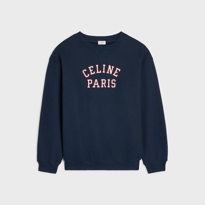 sweat-shirt en mollentissage de coton