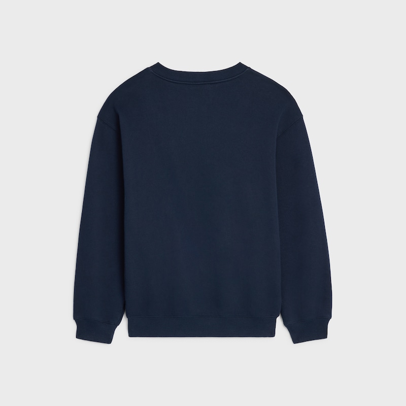 sweat-shirt en mollentissage de coton