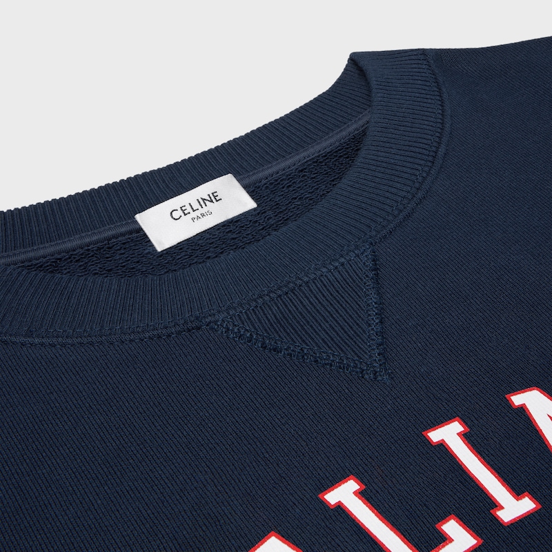 sweat-shirt en mollentissage de coton