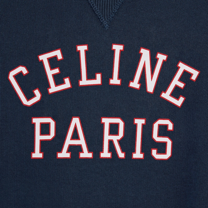 sweat-shirt en mollentissage de coton