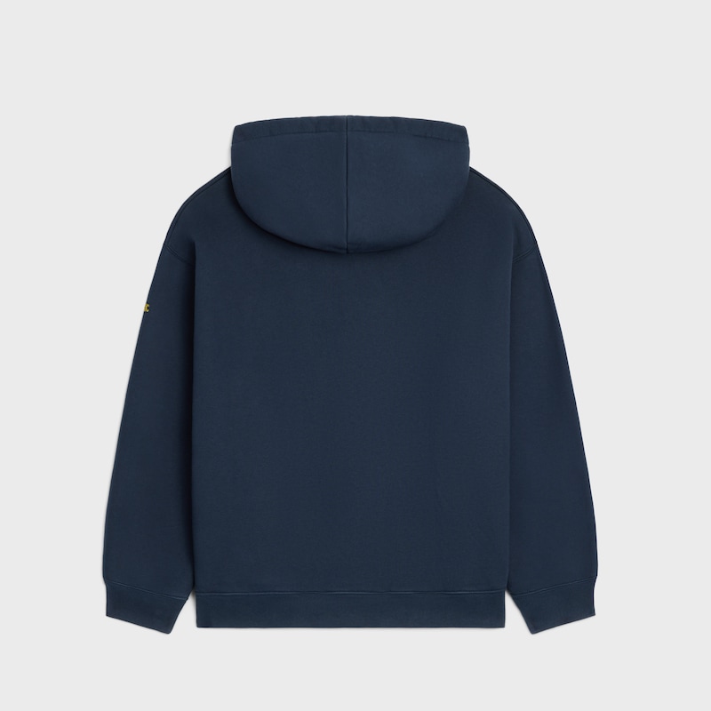 sweat à capuche en molleton de coton