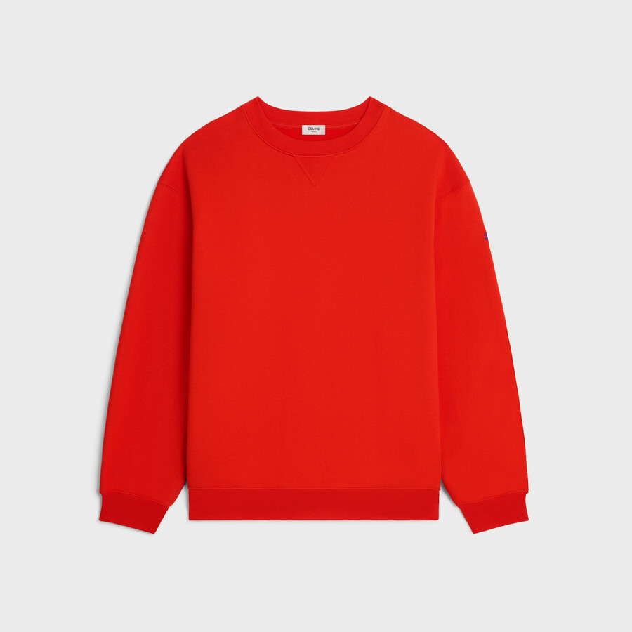 sweat-shirt en molleton de coton