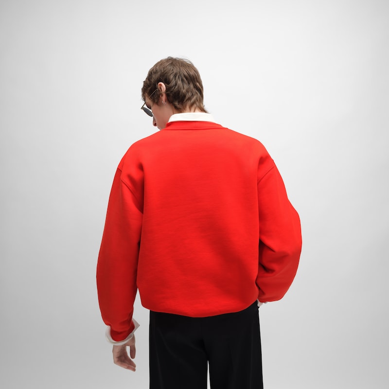 sweat-shirt en molleton de coton