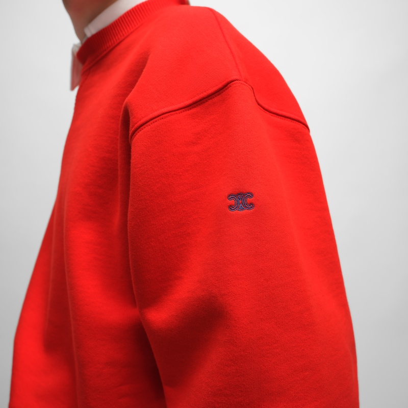 sweat-shirt en molleton de coton