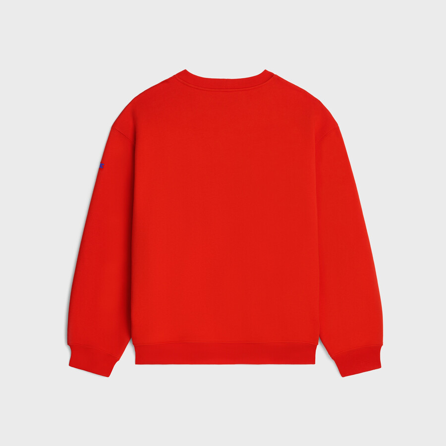 sweat-shirt en molleton de coton
