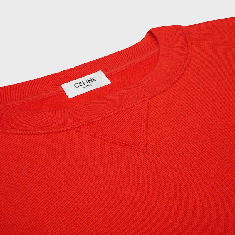 sweat-shirt en molleton de coton