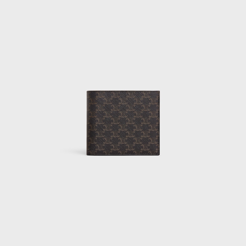 portefeuille à deux volets en toile triomphe