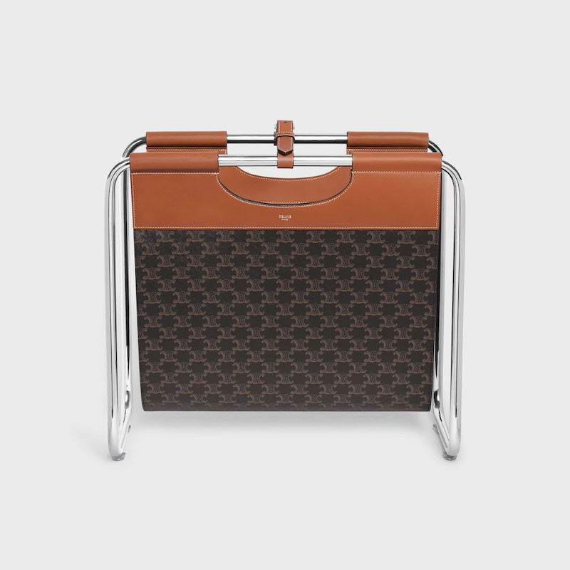 porte-revues en toile triomphe et aluminium