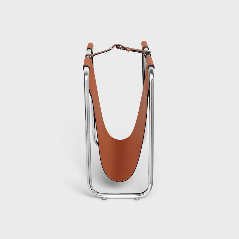 porte-revues en toile triomphe et aluminium